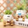 Face Rocking Succulent Planter Garden Pots (50%OFF)