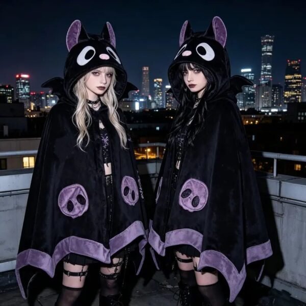 Unisex Wearable Blanket Bat Hooded Cape, Oversized Bat Sleeve Plush Thick Cloak (50%OFF)