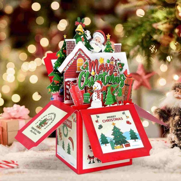 Merry Christmas Pop Up Card  (50%OFF)