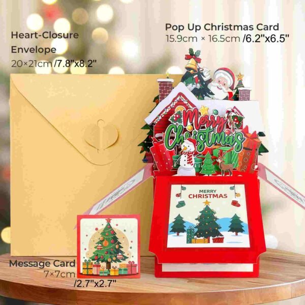 Merry Christmas Pop Up Card  (50%OFF)