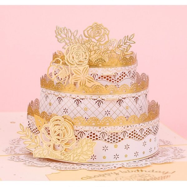 3D Birthday Cake Pop Up Card (50%OFF)
