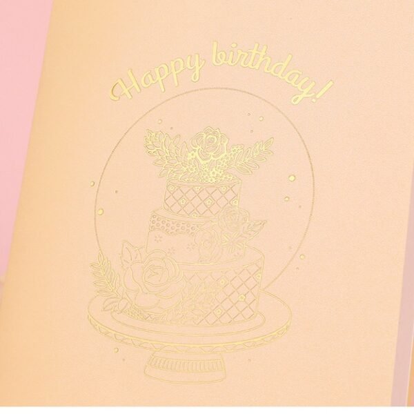 3D Birthday Cake Pop Up Card (50%OFF)