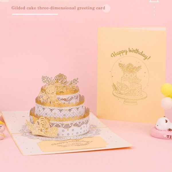 3D Birthday Cake Pop Up Card (50%OFF)