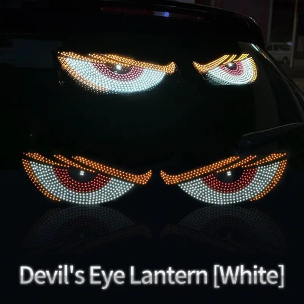 2 PCS Led Devil Eyes Lights, USB-Powered-Two Lighting Modes (50%OFF)