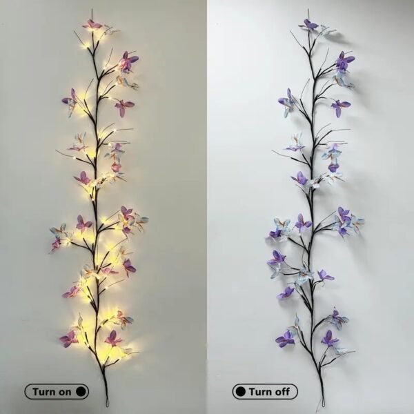 Butterfly LED Artificial Branch String Lights, 1.6m 36led USB Powered, Remote Control (50%OFF)