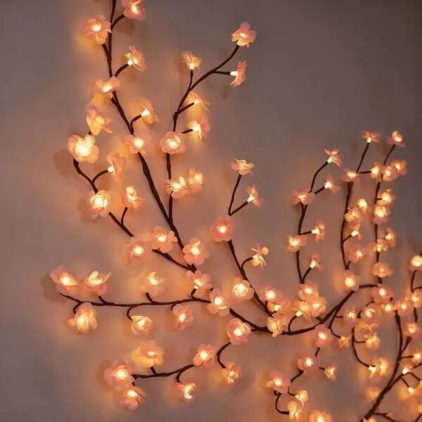 96leds Cherry Blossom Wall Lights with Remote and 8 Lighting Modes (50%OFF)