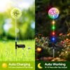 Dandelion Solar Garden Lights, 2 Modes 16 LED Solar Flower Lights - 2 Packs (50%OFF)
