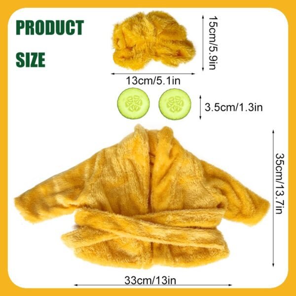 Lady Porch Goose Outfits with Spa-Themed for 23 Inch Lawn Goose (50%OFF)