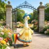 Porch Goose Outfits, Raincoats Costume with Umbrella for 23 Inch Lawn Goose (50%OFF)
