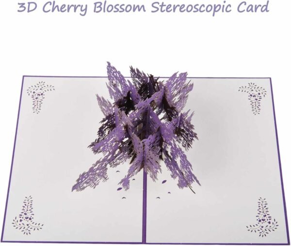 3D Pop Up Greeting Card Wisteria Tree (50%OFF)