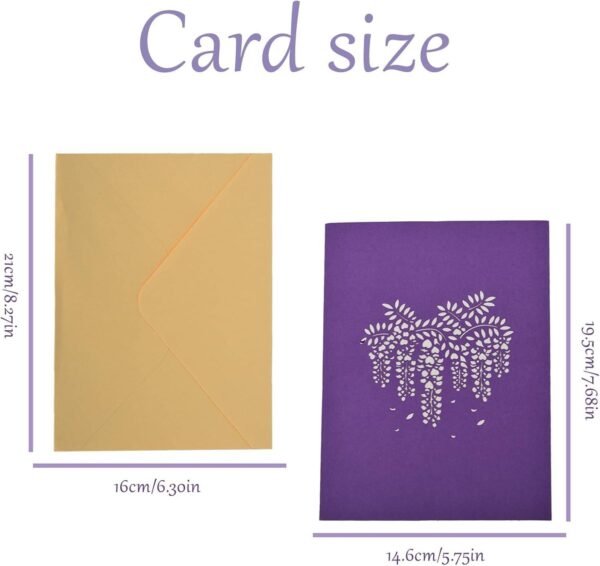 3D Pop Up Greeting Card Wisteria Tree (50%OFF)