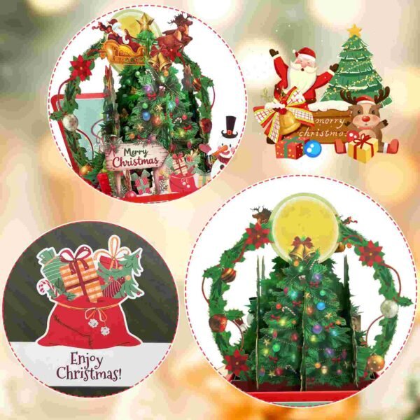 3D Merry Christmas Pop Up Card  (50%OFF)