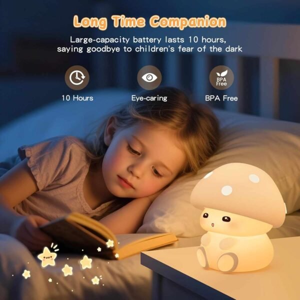 Mushroom Night Light for Kids (50%OFF)