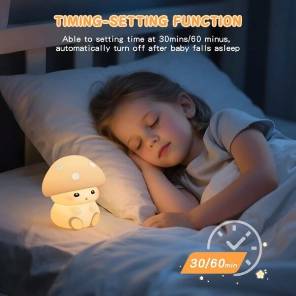 Mushroom Night Light for Kids (50%OFF)