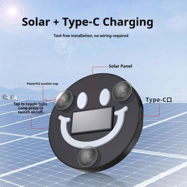 Solar Powered Car LED Ambient Light, Interior Neon Lights (50%OFF)
