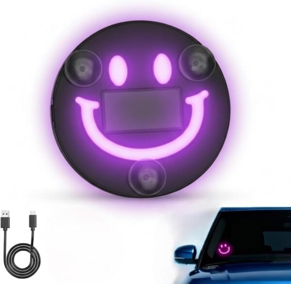 Solar Powered Car LED Ambient Light, Interior Neon Lights (50%OFF)