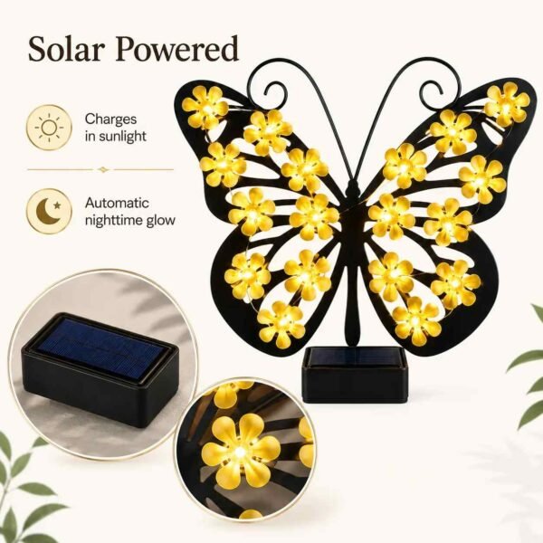 Solar Garden Light, Outdoor Solar Fence Decor (50%OFF)