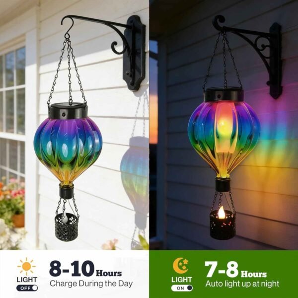 Hot Air Balloon Solar Lantern for Outdoor Patio Garden (50%OFF)