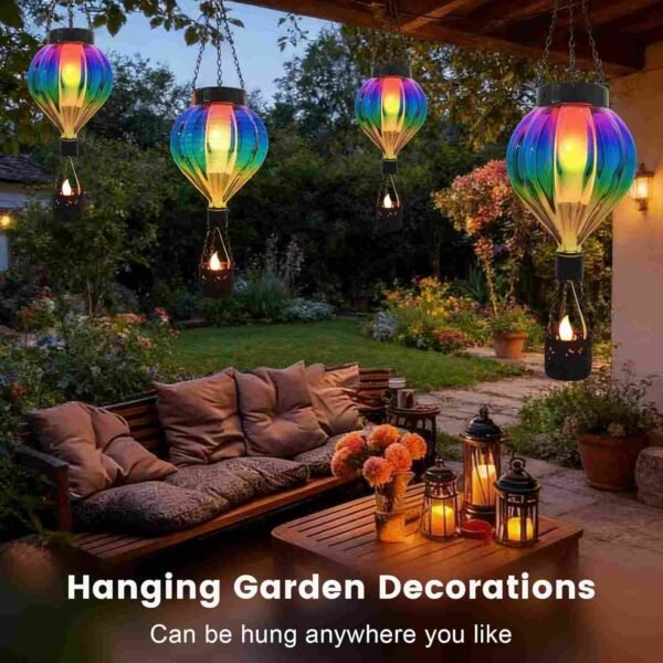 Hot Air Balloon Solar Lantern for Outdoor Patio Garden (50%OFF)
