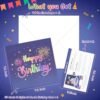 Birthday 3D Pop Up Card Fireworks Cake Light  (50%OFF)