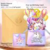 Unicorn Pop Up Birthday Card for Girls (50%OFF)