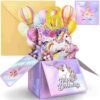 Unicorn Pop Up Birthday Card for Girls (50%OFF)