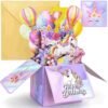 Unicorn Pop Up Birthday Card for Girls (50%OFF)