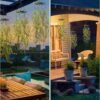 Solar Hanging Garden Lights, 66 LED Artificial Willow Leaf -2 Packs (50%OFF)