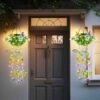 Butterfly Solar Lights for Garden, 2 Pack IP65 Outdoor String Lights with Fluttering Butterflies & Flowers (50%OFF)