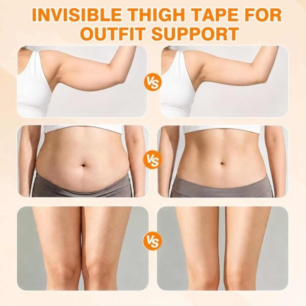 Invisible Thigh Tape for Women, Anti-Friction Body Tape for Thighs, Legs, Arms - 20 PCS (50%OFF)
