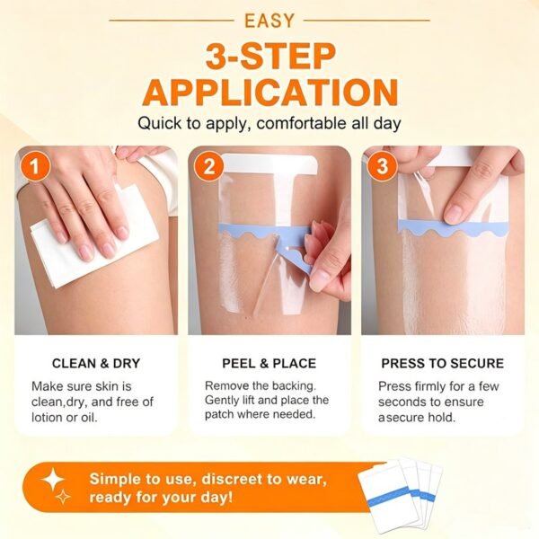 Invisible Thigh Tape for Women, Anti-Friction Body Tape for Thighs, Legs, Arms - 20 PCS (50%OFF)