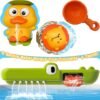 Toddler Bath Toys for Kids with Scoop & Strong Suction Cups (50%OFF)