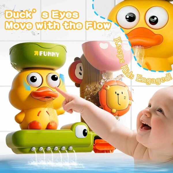 Toddler Bath Toys for Kids with Scoop & Strong Suction Cups (50%OFF)