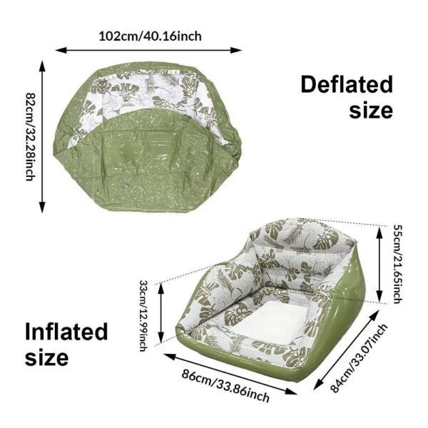 Adult Large Inflatable Water Sofa, 3-in-1 Inflatable Lounge (50%OFF)
