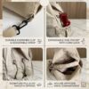 Women's 3-in-1 Convertible Mini Backpack Purse – Waterproof Crossbody Sling & Chest Bag with Multiple Pockets