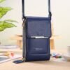 PU Leather Crossbody Phone Wallet
