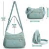 Nylon Anti-Theft Crossbody Bag – Multi-Pocket Shoulder Bag