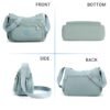 Nylon Anti-Theft Crossbody Bag – Multi-Pocket Shoulder Bag
