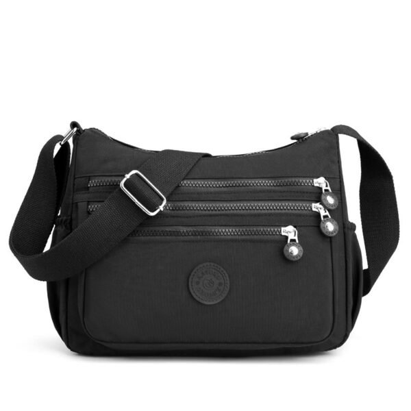 Nylon Anti-Theft Crossbody Bag – Multi-Pocket Shoulder Bag