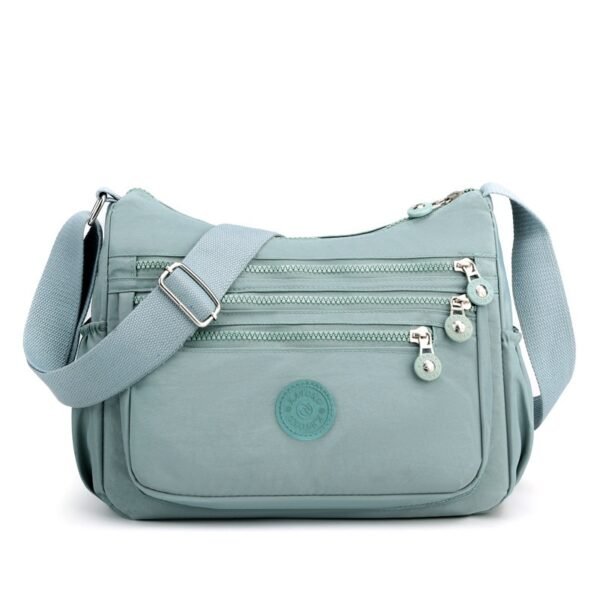 Nylon Anti-Theft Crossbody Bag – Multi-Pocket Shoulder Bag