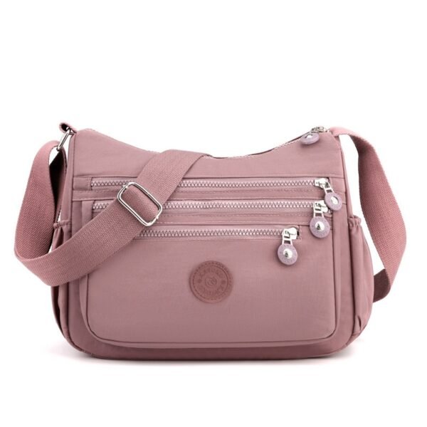 Nylon Anti-Theft Crossbody Bag – Multi-Pocket Shoulder Bag