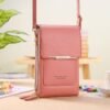 PU Leather Crossbody Phone Wallet